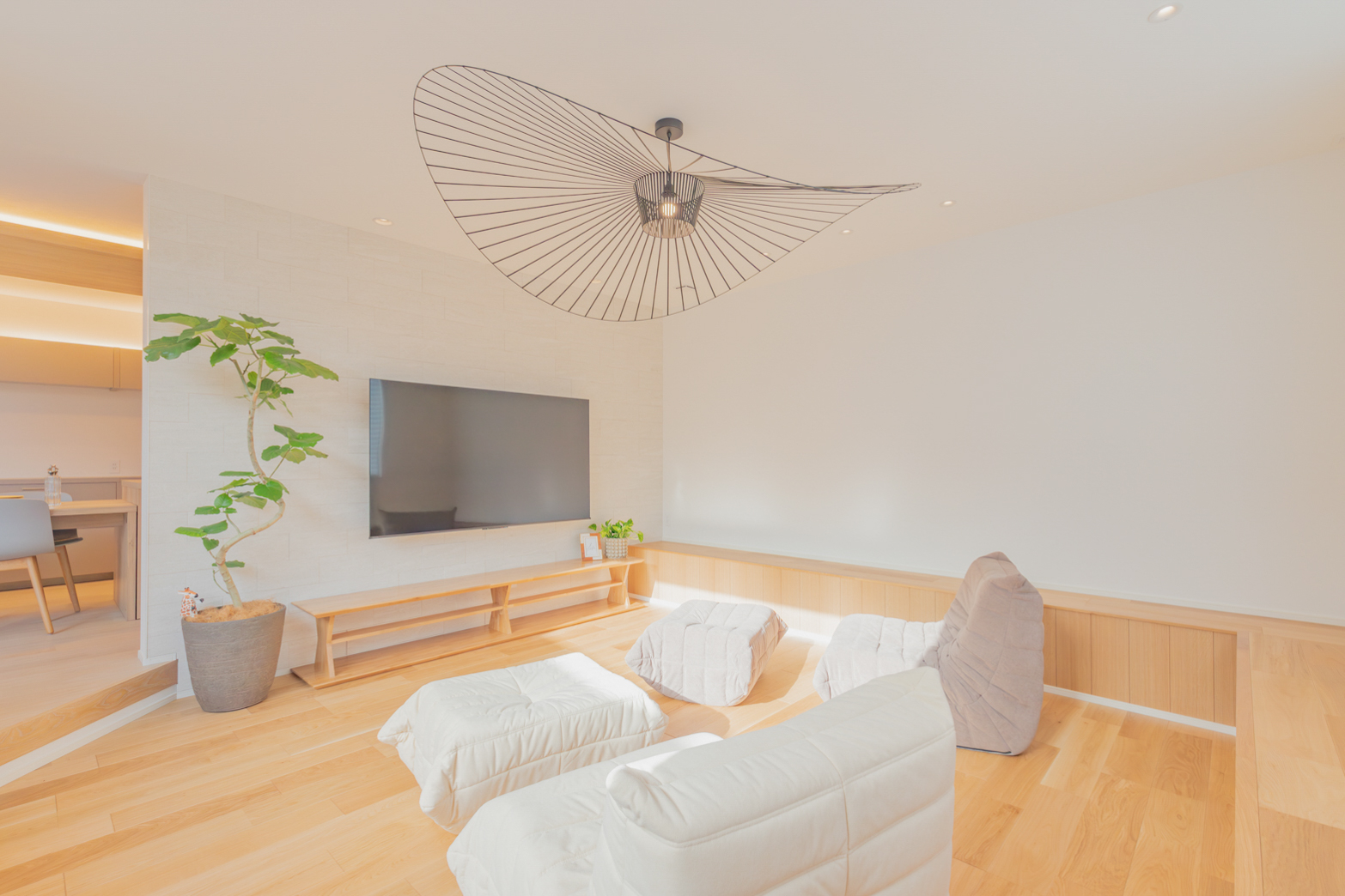 福岡県糸島市の注文住宅
2階リビング
カウンター
食洗機
書斎